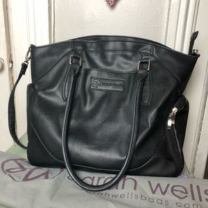 Black Sarah Wells Annie Breastpump/Diaper Bag